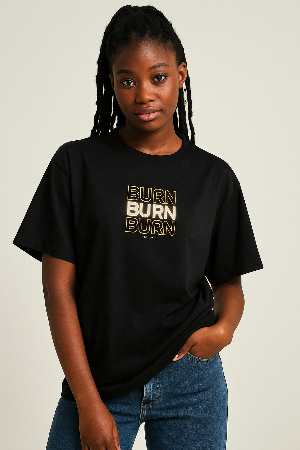 BURN TEE (Oversized)