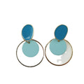 Circle Alloy Drip Earrings European And American Fashion